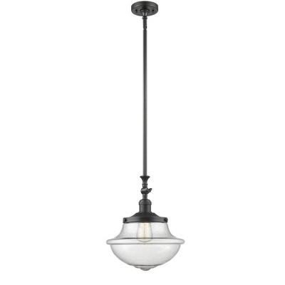 Oxford - 1 Light Mini Pendant In Traditional Style-15 Inches Tall and 11.75 Inches Wide