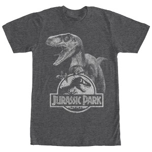 Men's Jurassic Park Raptor Logo T-Shirt - 1 of 4