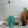 Ninola Design Small Leaves Botanical Pine Green Woven Throw Blanket - Deny Designs - 2 of 2