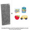 Big Dot of Happiness Back to School - Paper Straw Decor - First Day of School Classroom Striped Decorative Straws - Set of 24 - 3 of 4
