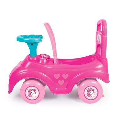 Pink Unicorn Kids Ride-On Vehicle with Sound Effects