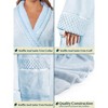 PAVILIA Soft Plush Women Fleece Robe, Cozy Warm Housecoat Bathrobe, Fuzzy Female Long Spa Robes - 3 of 4
