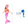 ArtCreativity Hair Brush and Mermaid Figure Toys (Set with 3) - 4 of 4