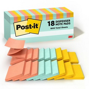 Post-it Original Pop-up Refill 3 x 3 Marseille Collection 18/Pack R33018APCP - 1 of 4
