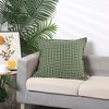 Unique Bargains Retro Decorative Invisible Zipper Plaid Throw Pillow Covers With Pattern 1 Pc - 2 of 4