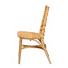 bali & pari Lisbon Natural Rattan Dining Chair Natural Brown: Armless, Spot Clean, No Assembly Required - 4 of 4