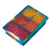Host Ice Cube Tray with Lid, Makes 6 Large 2" Cubes, Durable Silicone Trays, Perfect for Cocktails, Beverages, Iced Coffee, Set of 1, Colored Marble - 4 of 4