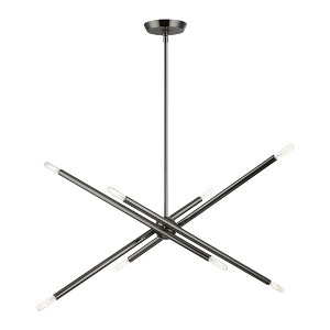 Livex Lighting Soho 8 - Light Chandelier in  Black Chrome - 1 of 1