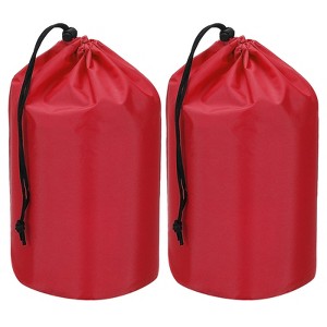 Unique Bargains Camping Hiking Travel Waterproof Portable Tent Sleeping Bag Stuff Sacks 2 Pcs - 1 of 4