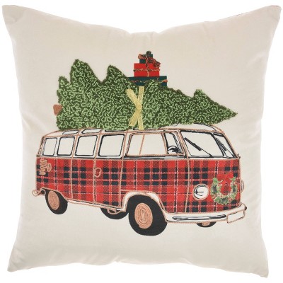 18"x18" VW Van Holiday Square Throw Pillow - Mina Victory