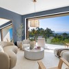 LNC Brusmogan 6-Lights 11.8" Luxury and Glam Crystal Cylinder LED Kitchen Island Lightsing,Gold - 4 of 4
