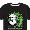 Boys' - Marvel - Hulk Incredible Birthday 3 Short Sleeve Graphic T-Shirt - 2 of 4