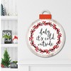 Red Berry Wreath Hanging Ornament Artboard - 2 of 2
