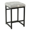 Open Back Metal Counter Height Barstool - HomePop - image 2 of 4