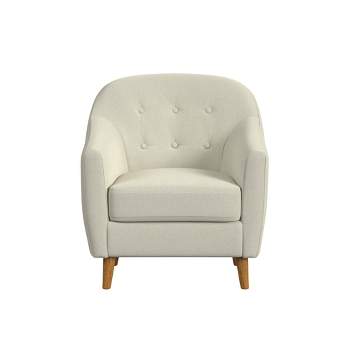 Button Tufted Accent Chair - HomePop