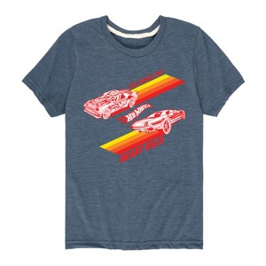 Boys' - Hot Wheels - Valentine's You Make My Heart Race Short Sleeve Graphic T-Shirt - 1 of 4