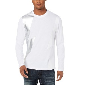 I.N.C International Concepts Mens Lightning Basic T-Shirt, White, Large - 1 of 1