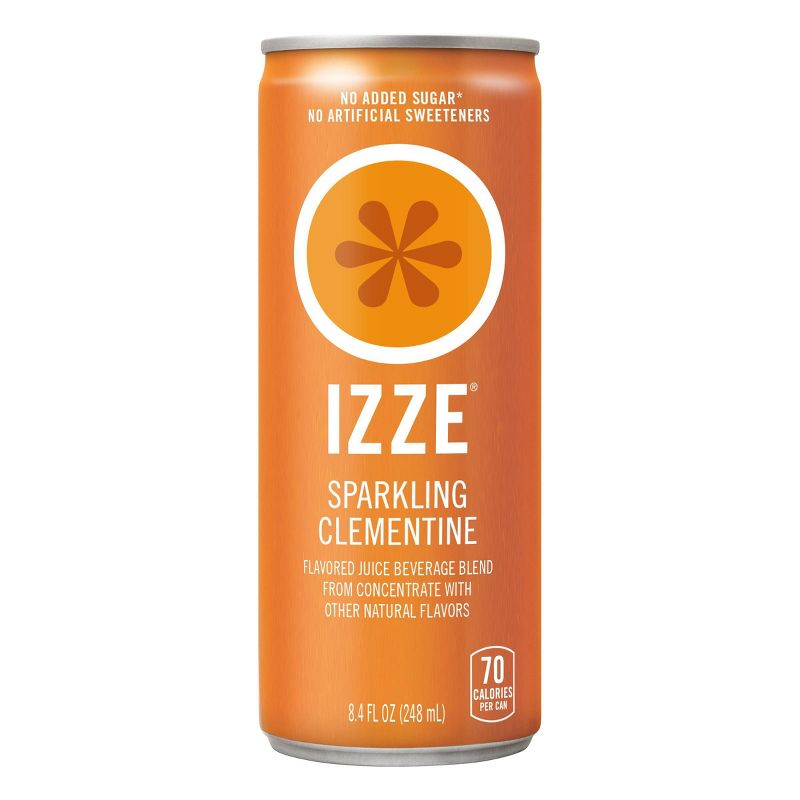 IZZE Clementine Sparkling Juice - 6pk/8.4 fl oz Cans, 2 of 5