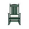 WestinTrends All-Weather Outdoor Patio Poly Classic Porch Rocking Chair (Set of 2) - 4 of 4
