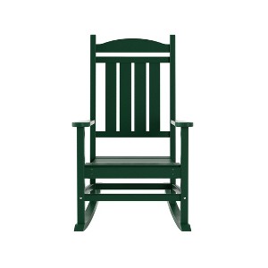 WestinTrends All-Weather Outdoor Patio Poly Classic Porch Rocking Chair - 1 of 3