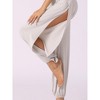 cheibear Women's Yoga Side Slit Joggers Sports Beach Harem Pants - 4 of 4