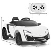 Infans 12V Kids Ride On Car 2.4G RC Electric Vehicle w/ Lights MP3 Openable Doors - 2 of 4