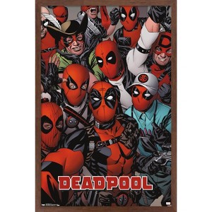 Trends International Marvel Comics - Deadpool - Faces Framed Wall Poster Prints - 1 of 4