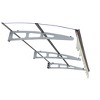 Sapphtopaz Window Awning Door Canopy Exterior 79" x 34" Awnings for Doors Polycarbonate Aluminum Alloy with Valance - 2 of 4