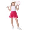 Girls Flowy Shorts with Pockets Athletic Running Skirt High Waist - 3 of 4