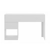 NicBex Home Office Desk 47.5" L Morden Expandable Writing Desk with Drawers, Open Storage Shelf, Wooden Desktop and Legs for Study and Work - 4 of 4