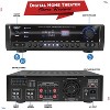 Pyle® 300-Watt Digital Home Stereo Receiver System in Black - 4 of 4