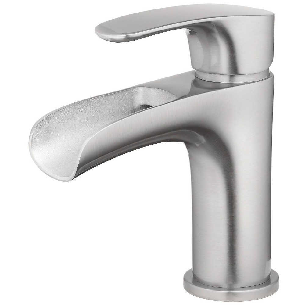 Photos - Tap 4" Center One Handle Bathroom Faucet Brushed Nickel - Tosca