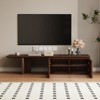 LOVSON Modern TV Stand Extendable with Storage Entertainment Center Living Room TV Stand - Walnut 78.7 1 Variation - 3 of 4