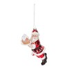 Glass Santa with Gingerbread Ornament (Set of 6) - 2 of 4