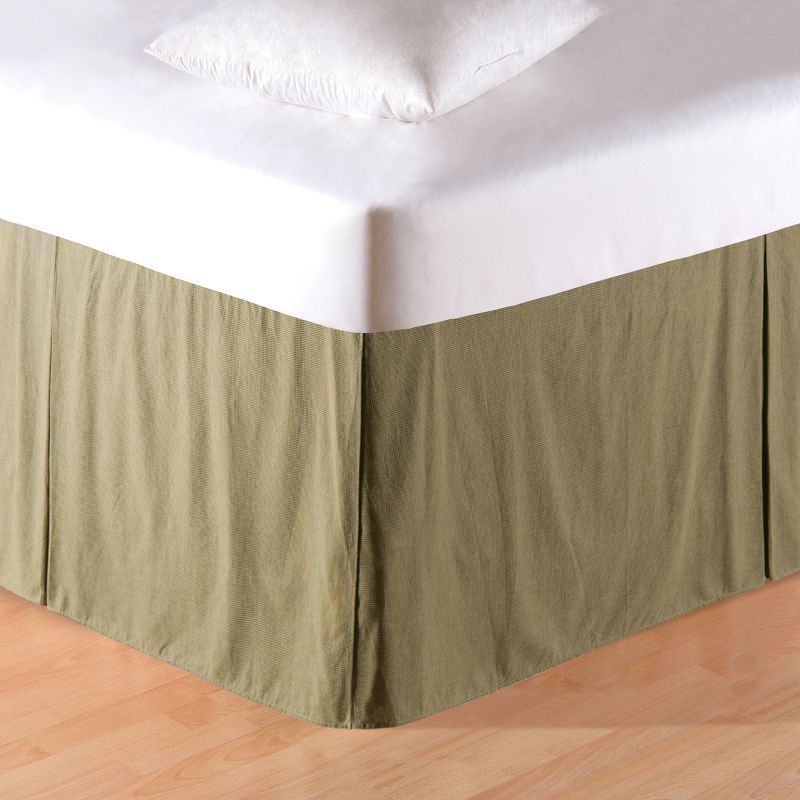 C&F Home Mini Green Bed Skirt, 1 of 2