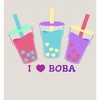 I Love Boba Adult Long Sleeve Hoodie - 2 of 2