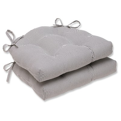 Gray Oxford Reversible Chair Pad (Set 