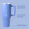 HydroJug Traveler - Water Bottle with Handle & Flip Straw - Leak Resistant Tumbler, Insulated, Stainless Steel & Rubber Base - 2 of 4