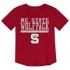 NCAA NC State Wolfpack Girls' Foil T-Shirt - 2 of 3