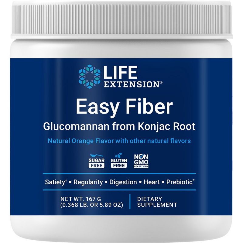 Life Extension Easy Fiber  -  167 g ( 5.89 oz) Powder, 1 of 3
