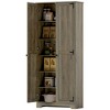 HOMCOM 72" Farmhouse Pantry Cabinet with Storage, Food Pantry Cabinet with Adjustable Shelves, Tall Storage Cabinet with 2 Doors - 4 of 4