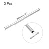 Unique Bargains 304 Stainless Steel Corrosion Resistant Round Industry Tube 3 Pcs - 2 of 4