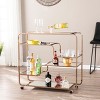 Maylynn Art Deco Mirrored Bar Cart - HZ2056 - Gold - SEI - 2 of 4