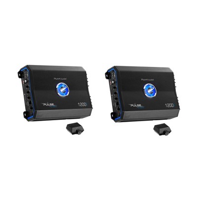 Planet Audio 1200W 2 Channel Full Range Class A/B MOSFET Amplifier (2 Pack)