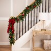 Northlight 9' x 12" Pre-Lit Black River Pine Artificial Christmas Garland, Clear Lights - 2 of 4