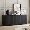 Sideboard Storage Cabinet with Doors, Buffet Table with Shelves, TV Console for Entryway or Dining Room-Maison Boucle - 2 of 4
