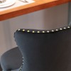 NicBex Dining Chairs Set of 2 Bar stool Upholstered Chair Swivel Velvet Adjusatble Seat with Backs Tufted for Home Pub and Kitchen - 2 of 4
