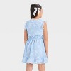 Girls' Sleeveless Chiffon Floral Ruffle Dress - Cat & Jack™ - 2 of 3