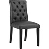 Modway Duchess Dining Chair Vinyl Set of 2 - Black - 2 of 4