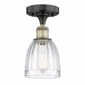 Brookfield - 1 Light Semi-Flush Mount In Industrial Style-9.75 Inches Tall and 5.75 Inches Wide - 1 of 1